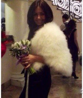 Свадебная накидка из лебяжьего пуха в прокат, категория: для свадьбы